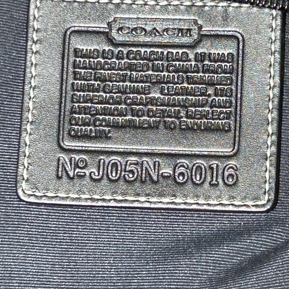 Coach 2005 Black Crossbody Bag with Silver Accents - Picture 12 of 15